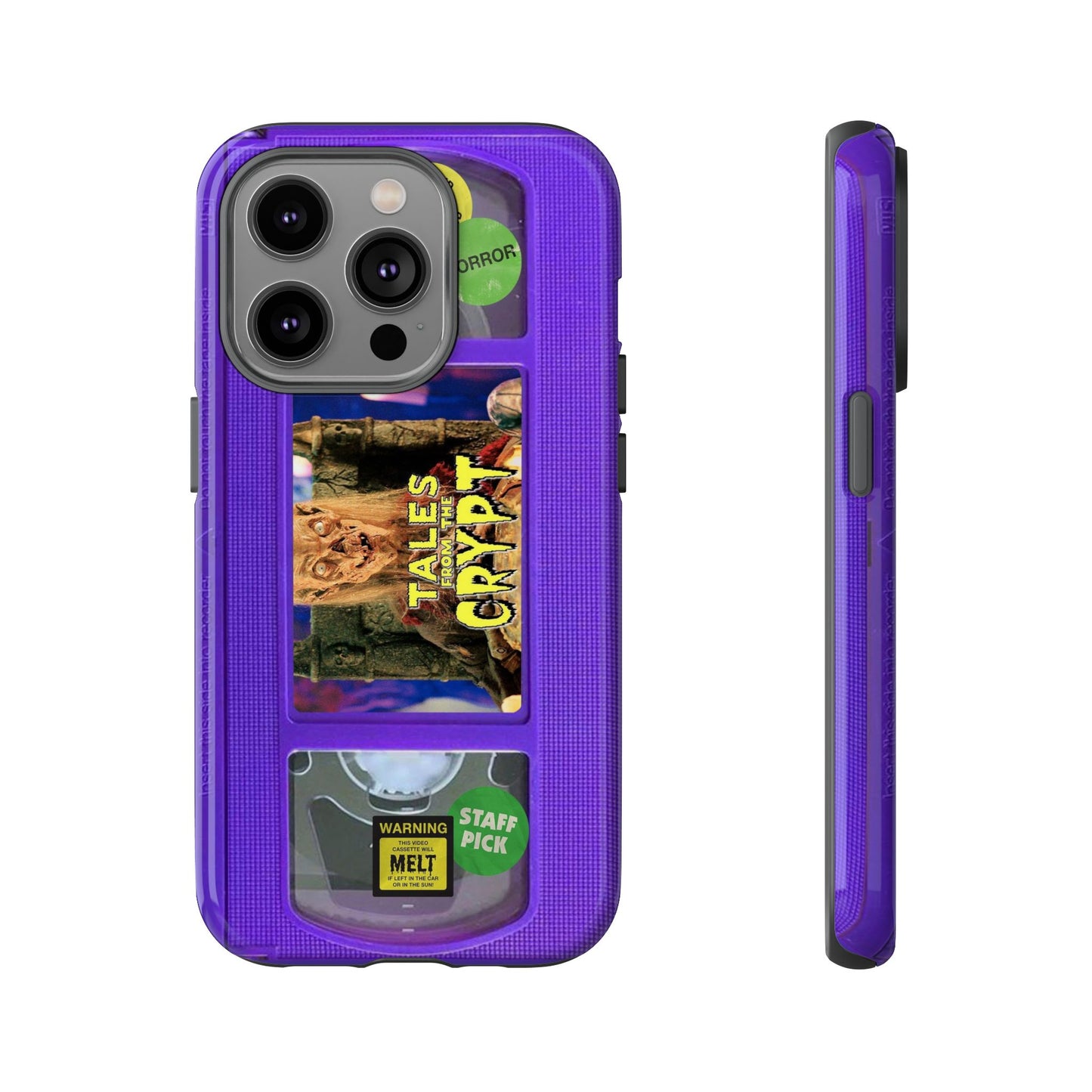 Tales Purple Edition Impact Resistant VHS Phone Case