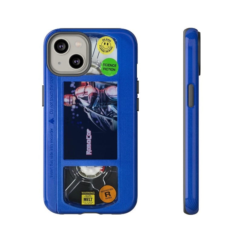 Robo cop Blue Edition VHS Phone Case