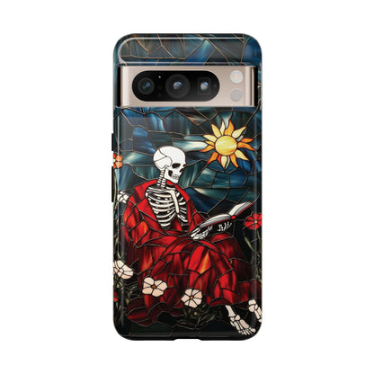 Bookish Skeleton Phone Case