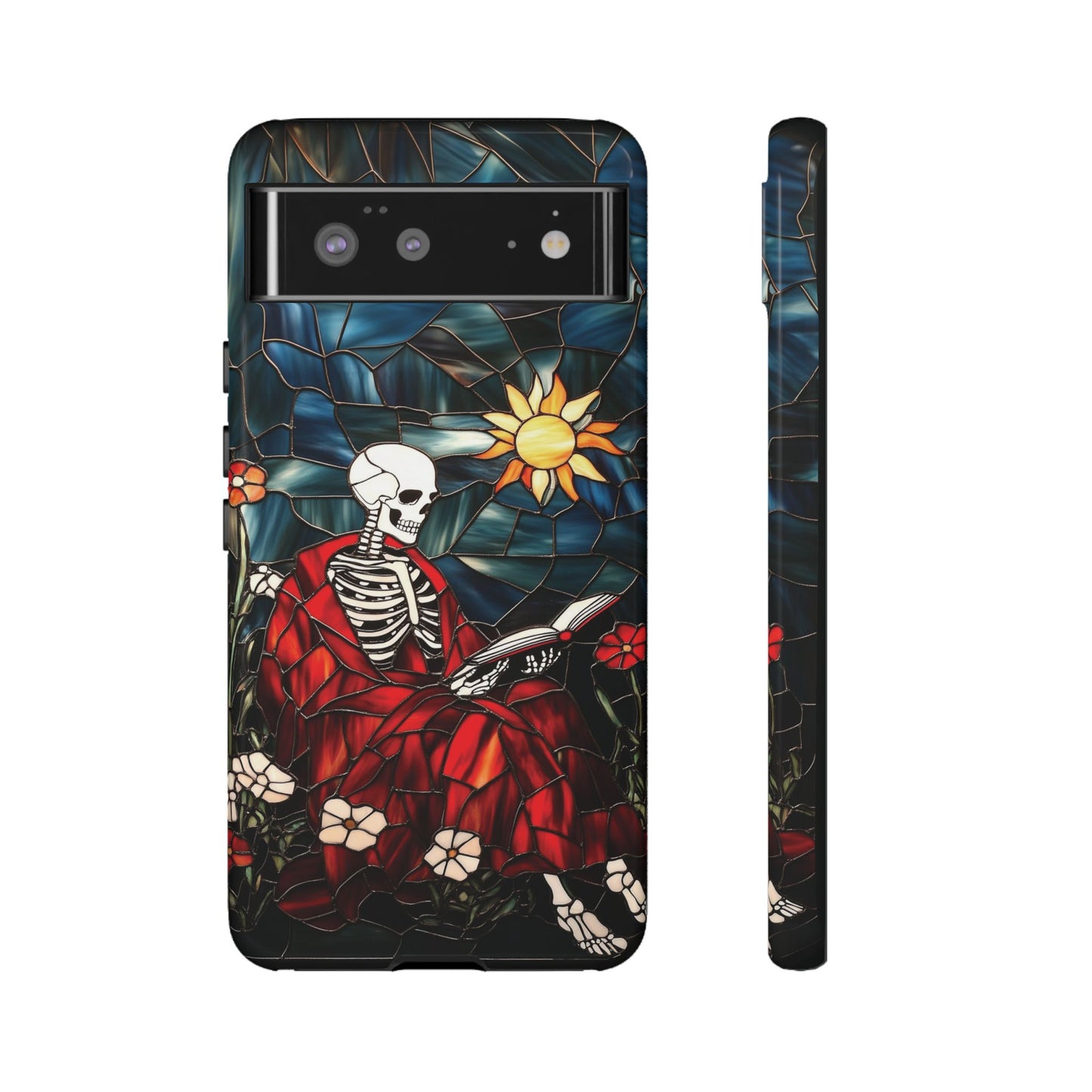 Bookish Skeleton Phone Case