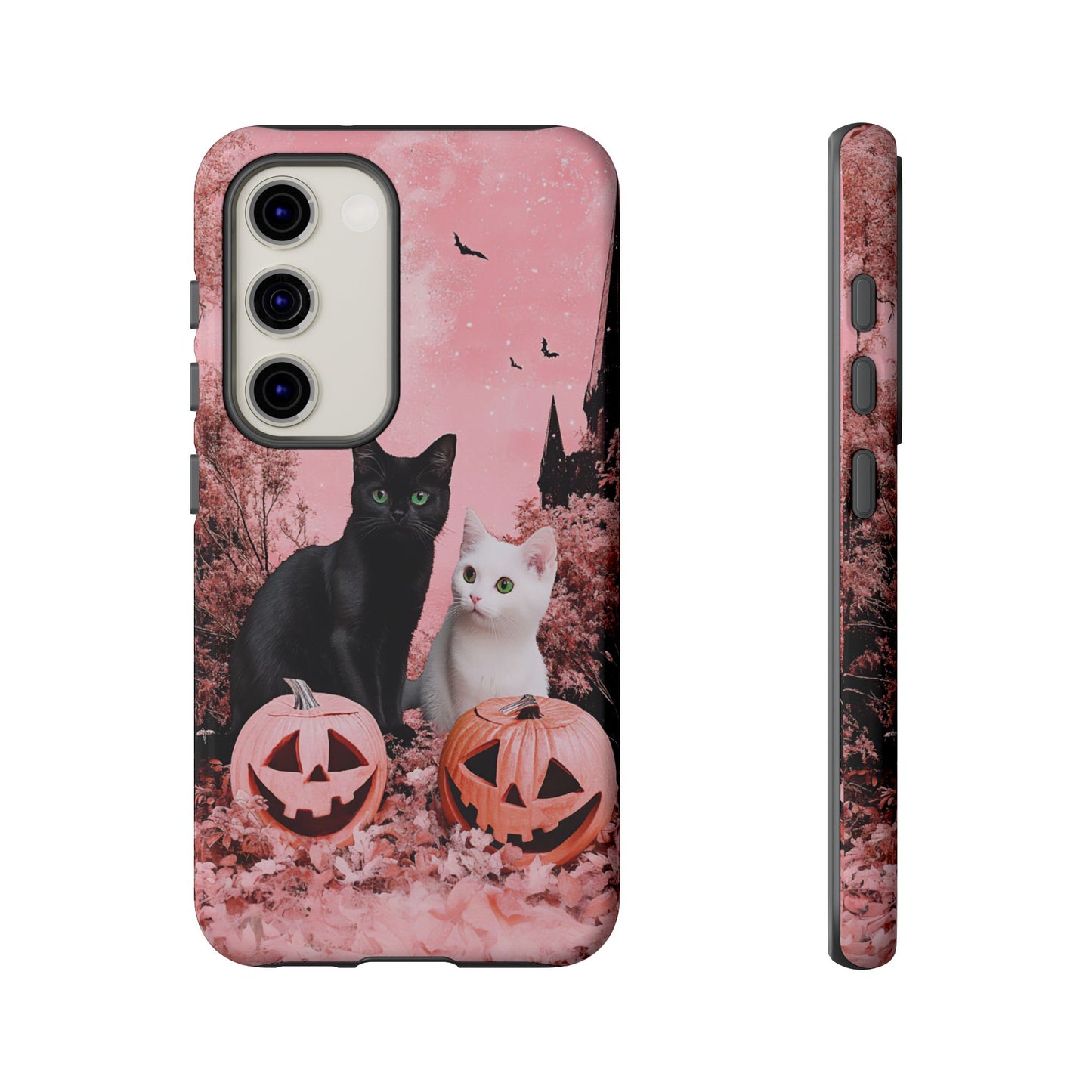 Retro Fall Kitties Impact Resistant Phone Case