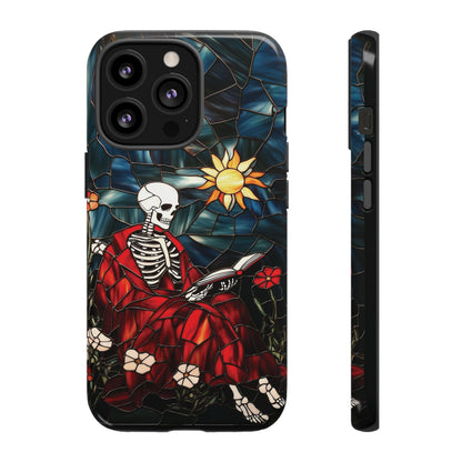 Bookish Skeleton Phone Case