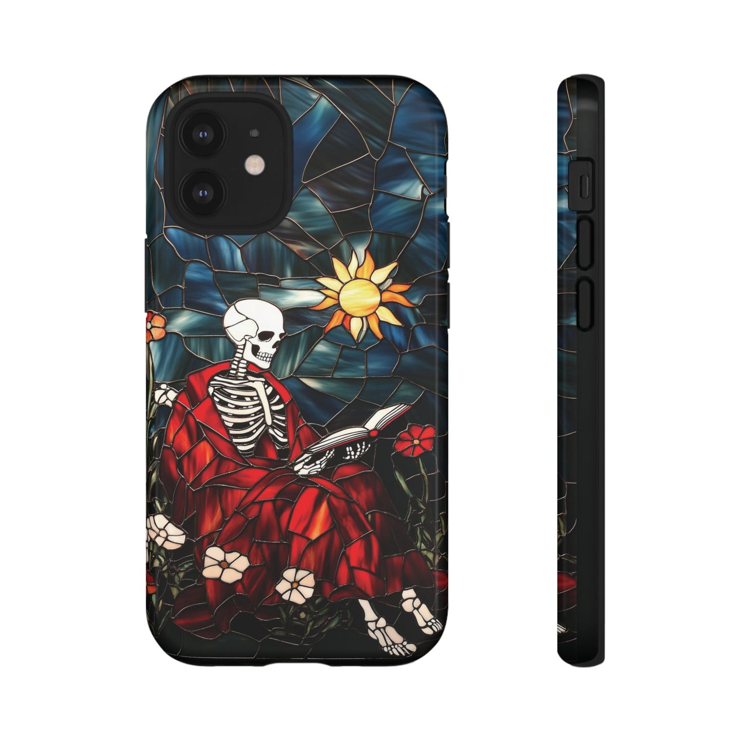 Bookish Skeleton Phone Case