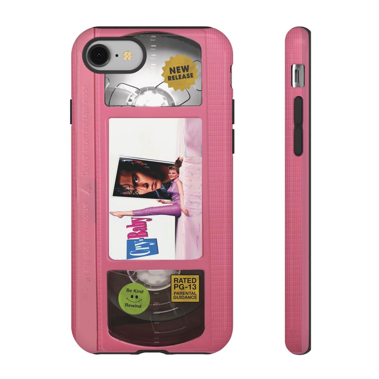 Cry Baby Pink Limited Edition Impact Resistant Vhs Phone Case