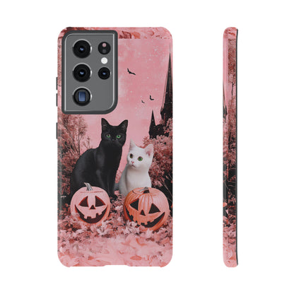 Retro Fall Kitties Impact Resistant Phone Case