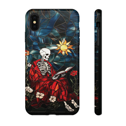 Bookish Skeleton Phone Case