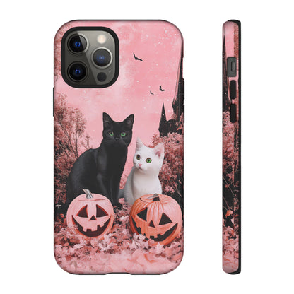 Retro Fall Kitties Impact Resistant Phone Case