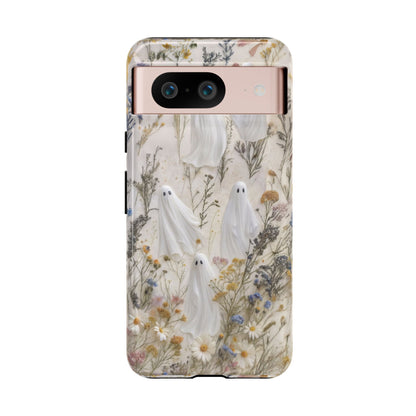 Pressed Floral Ghost Impact Resistant Phone Case