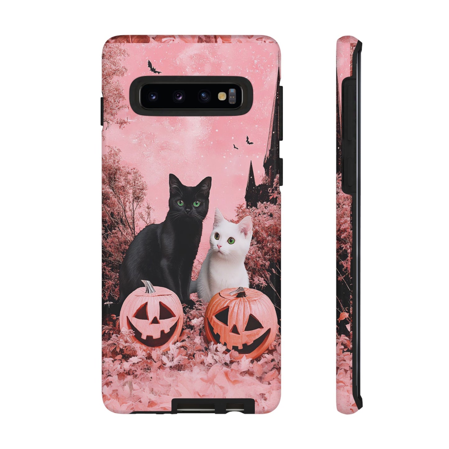 Retro Fall Kitties Impact Resistant Phone Case