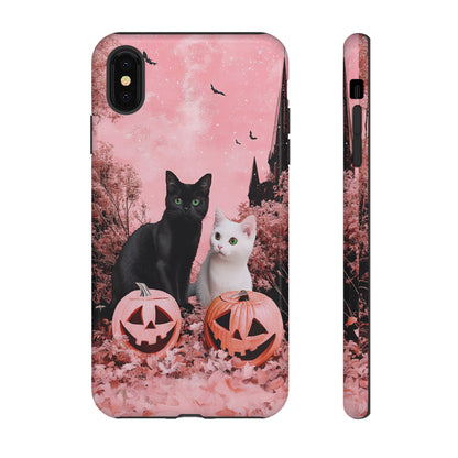 Retro Fall Kitties Impact Resistant Phone Case