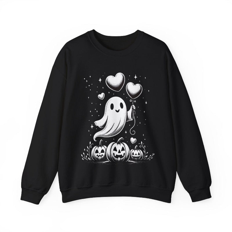 Ghost with Balloon Crewneck Sweatshirt
