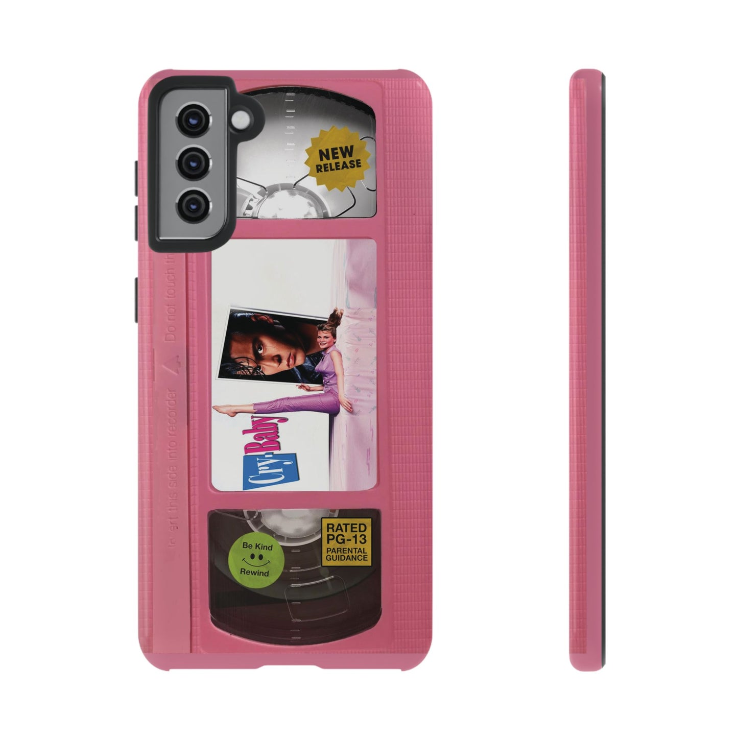 Cry Baby Pink Limited Edition Impact Resistant Vhs Phone Case