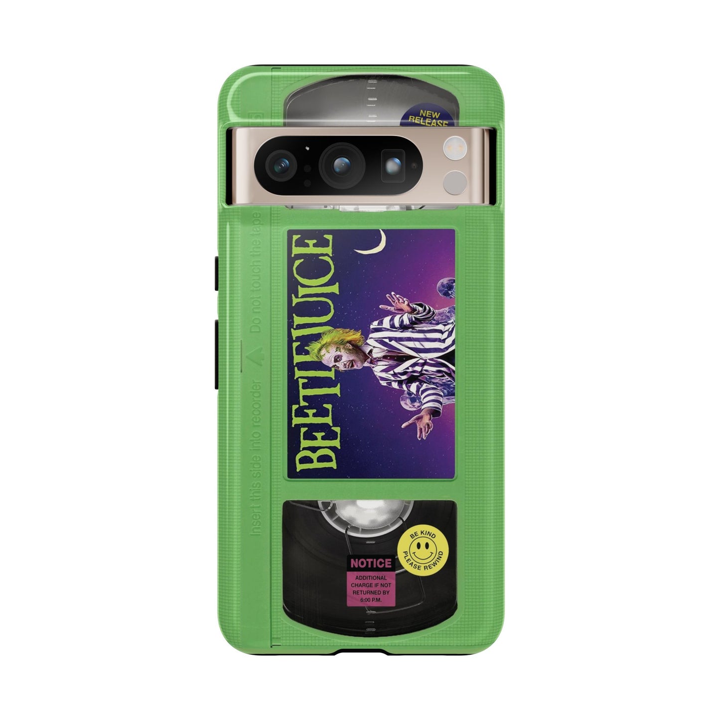 BJ  Limited Edition Green Impact Resistant VHS Phone Case