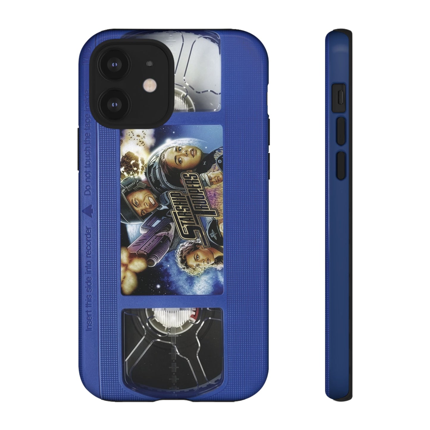 Starship Troopers Blue Impact Resistant VHS Phone Case