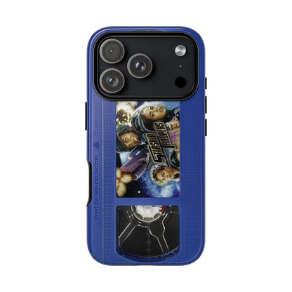 Starship Troopers Blue Impact Resistant VHS Phone Case