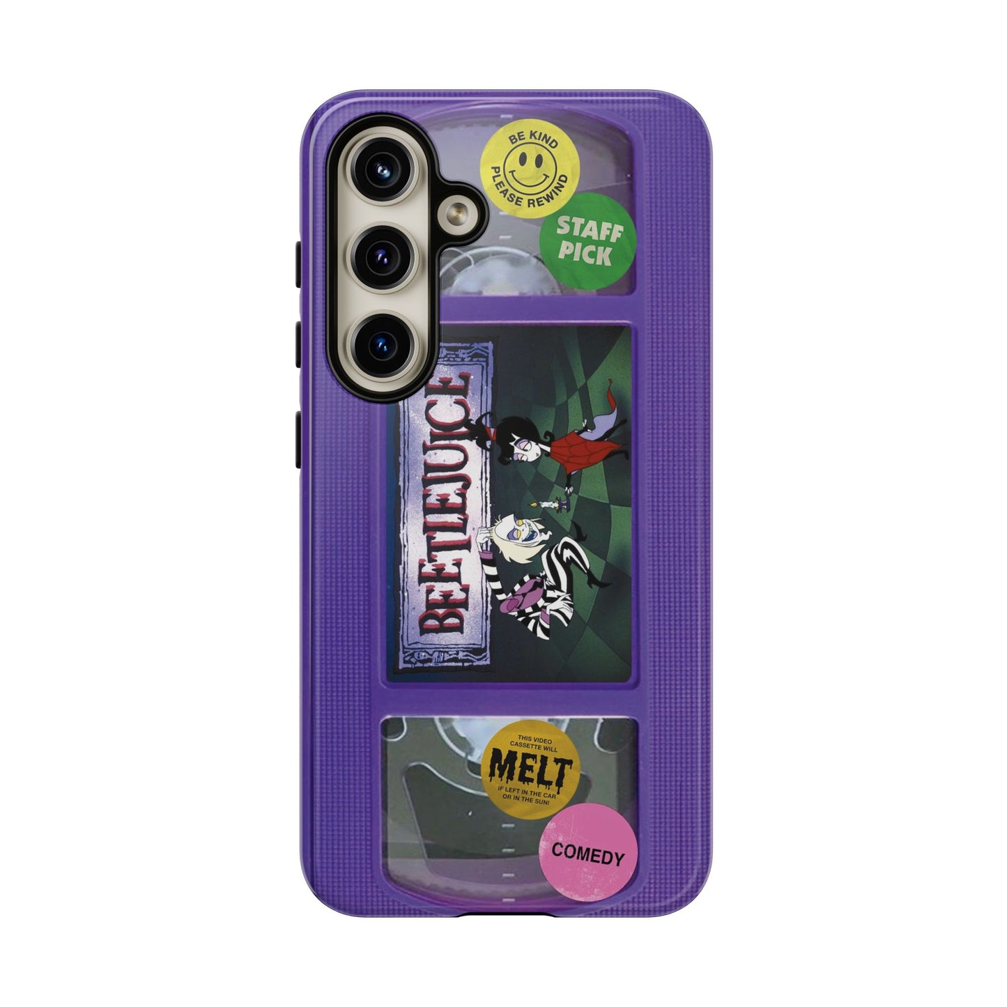 Animated BJ Purple Edition Impact Resistant VHS Phone Case