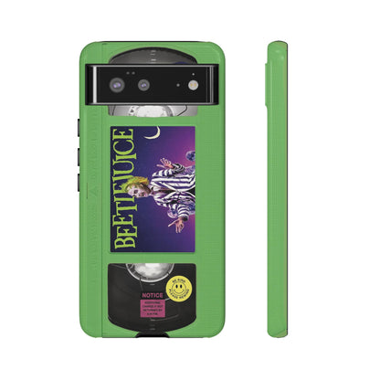 BJ  Limited Edition Green Impact Resistant VHS Phone Case