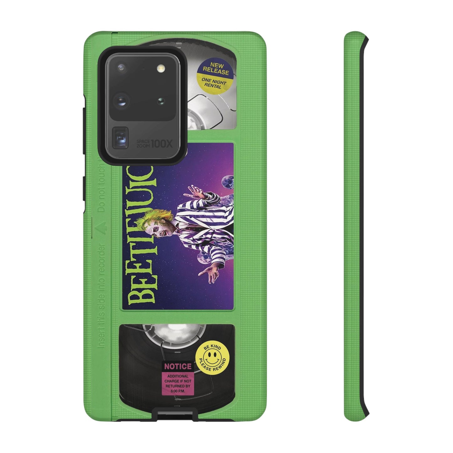 BJ  Limited Edition Green Impact Resistant VHS Phone Case