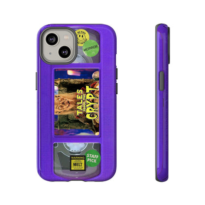 Tales Purple Edition Impact Resistant VHS Phone Case