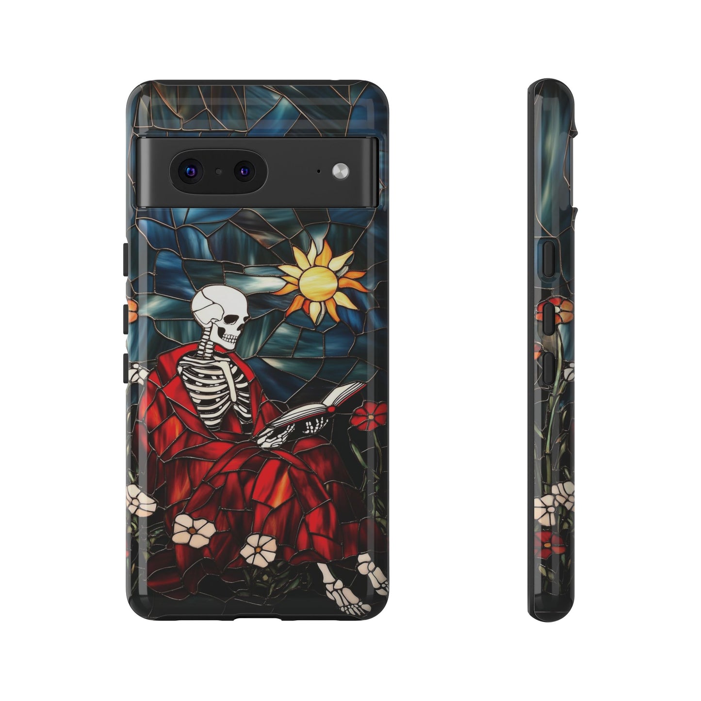 Bookish Skeleton Phone Case