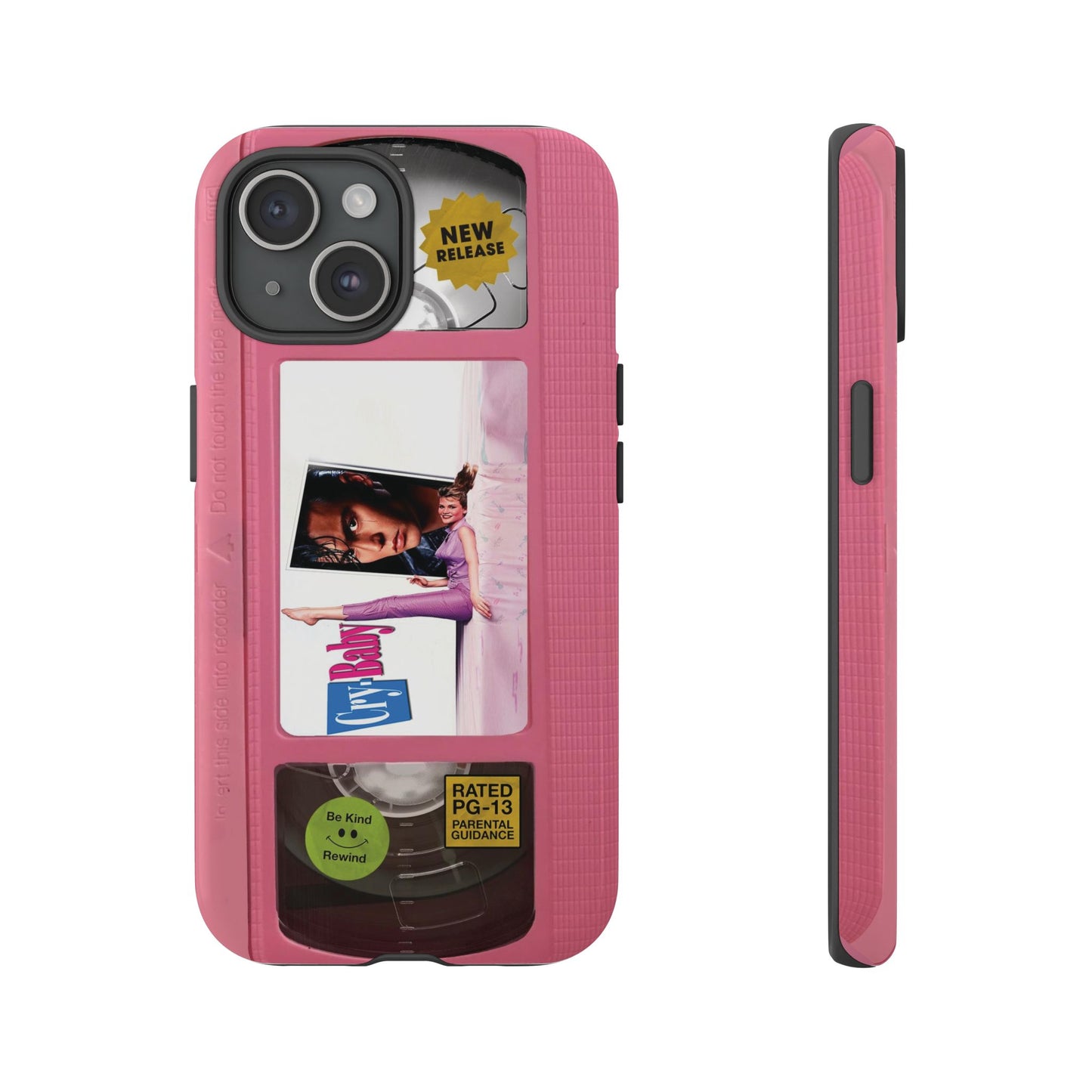 Cry Baby Pink Limited Edition Impact Resistant Vhs Phone Case