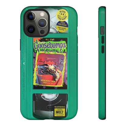 Goosebumps Green VHS Impact Resistant Case