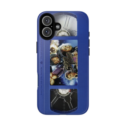 Starship Troopers Blue Impact Resistant VHS Phone Case