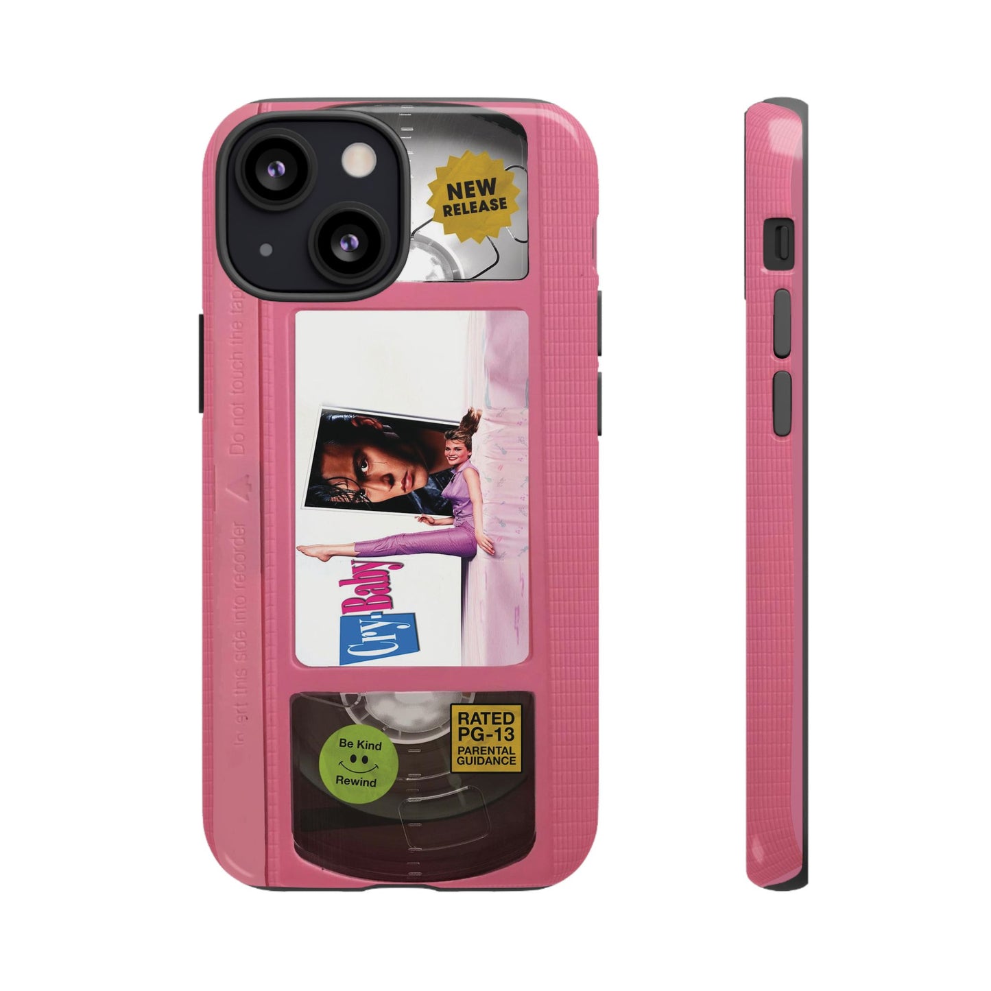 Cry Baby Pink Limited Edition Impact Resistant Vhs Phone Case