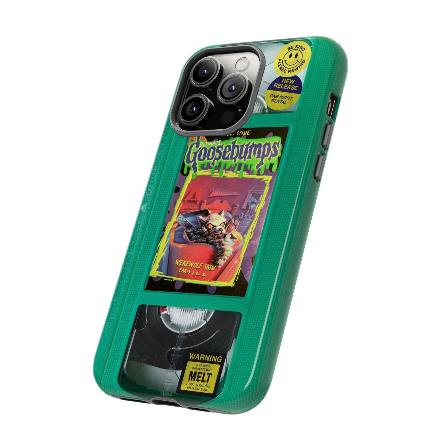 Goosebumps Green VHS Impact Resistant Case