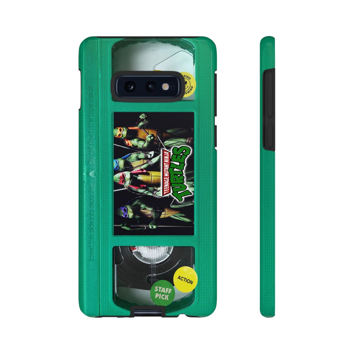 Teenage Turtles Green Impact Resistant VHS Phone Case