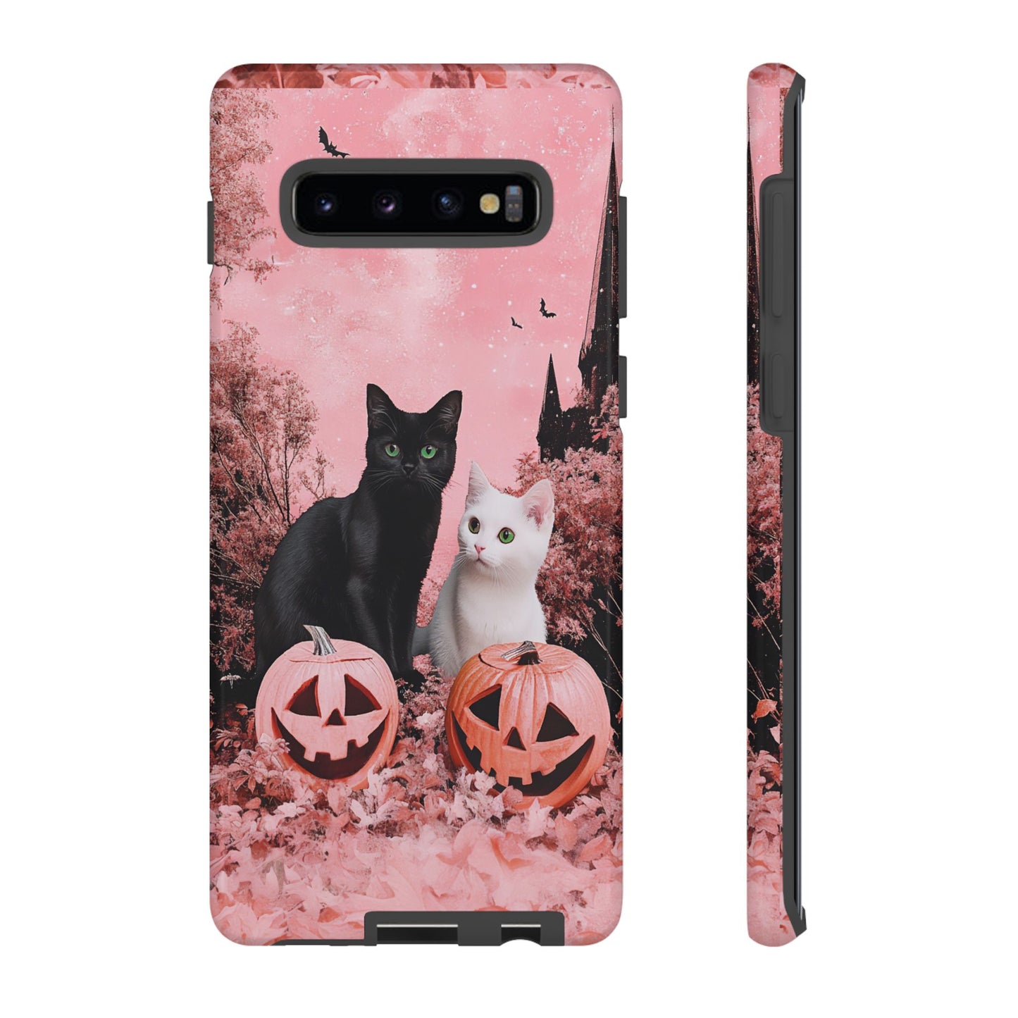 Retro Fall Kitties Impact Resistant Phone Case