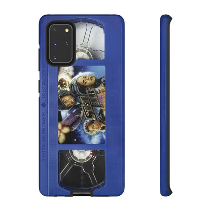 Starship Troopers Blue Impact Resistant VHS Phone Case