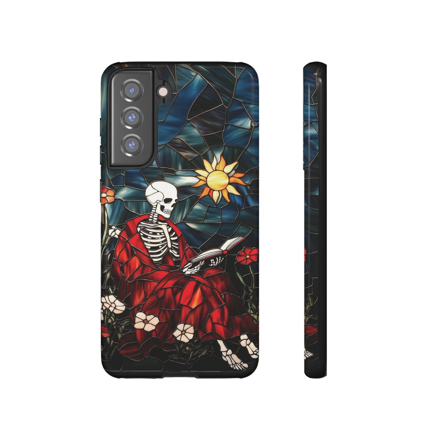 Bookish Skeleton Phone Case