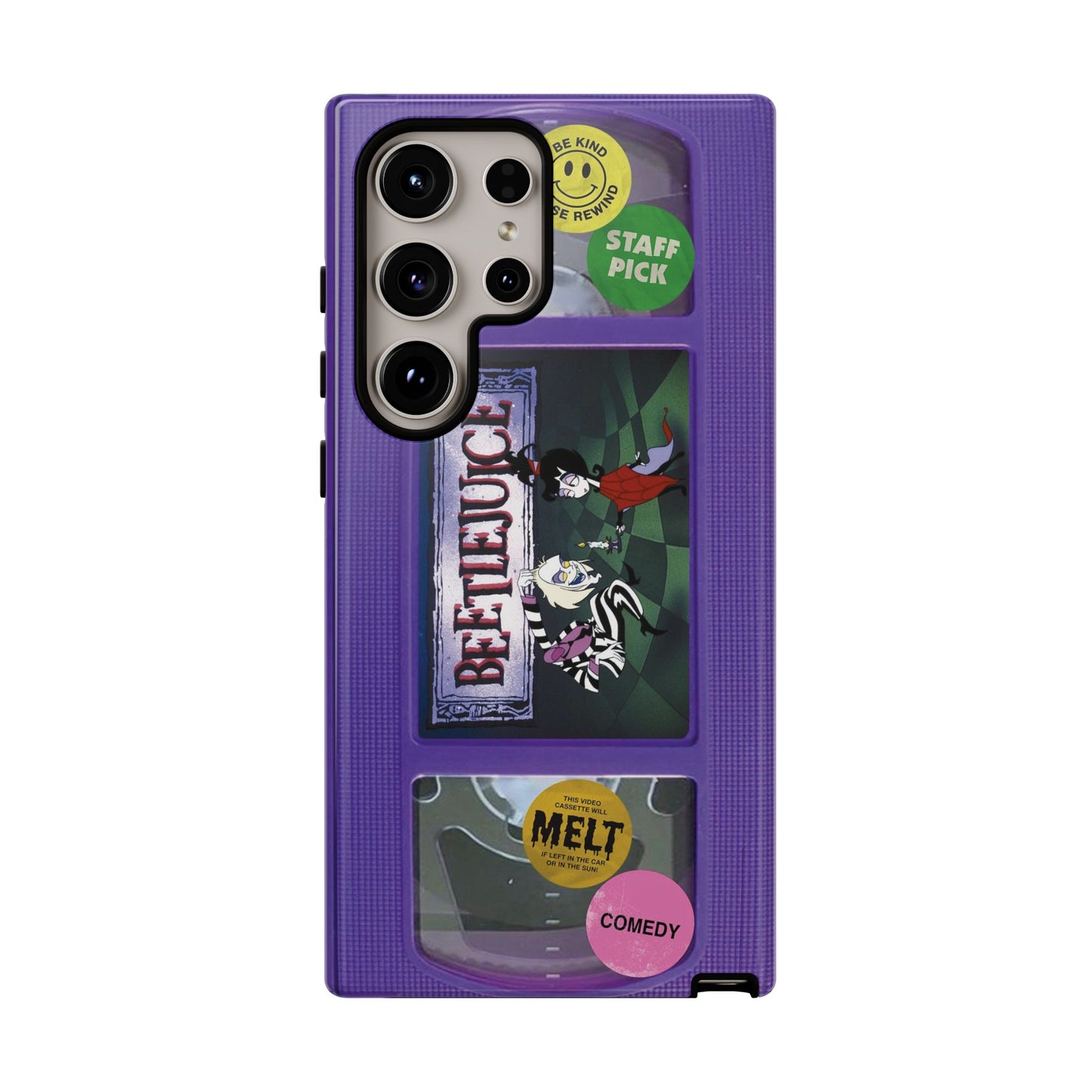 Animated BJ Purple Edition Impact Resistant VHS Phone Case