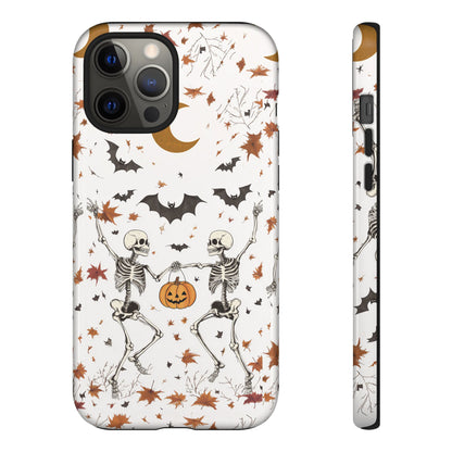 Dancing Skeletons Impact Resistant Phone Case