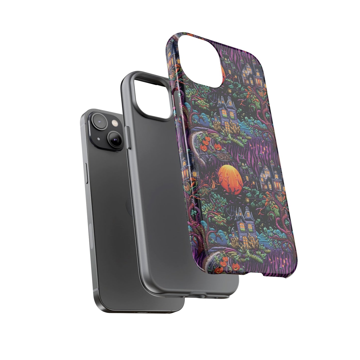 Spooky House Impact Resistant Phone Case