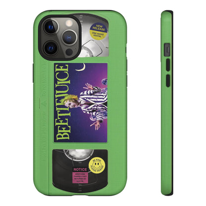 BJ  Limited Edition Green Impact Resistant VHS Phone Case