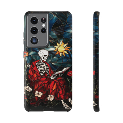 Bookish Skeleton Phone Case