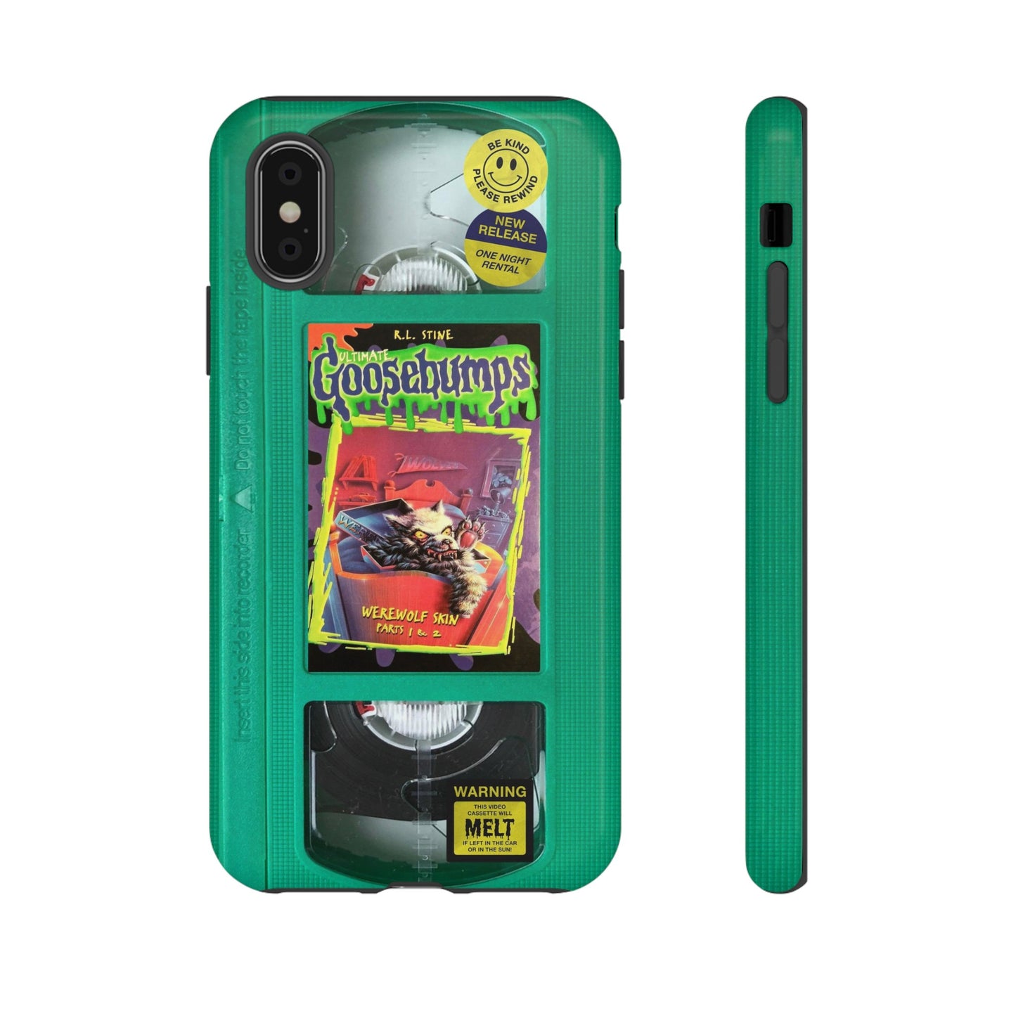 Goosebumps Green VHS Impact Resistant Case