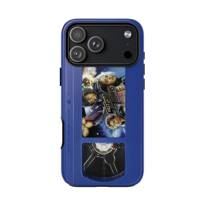 Starship Troopers Blue Impact Resistant VHS Phone Case
