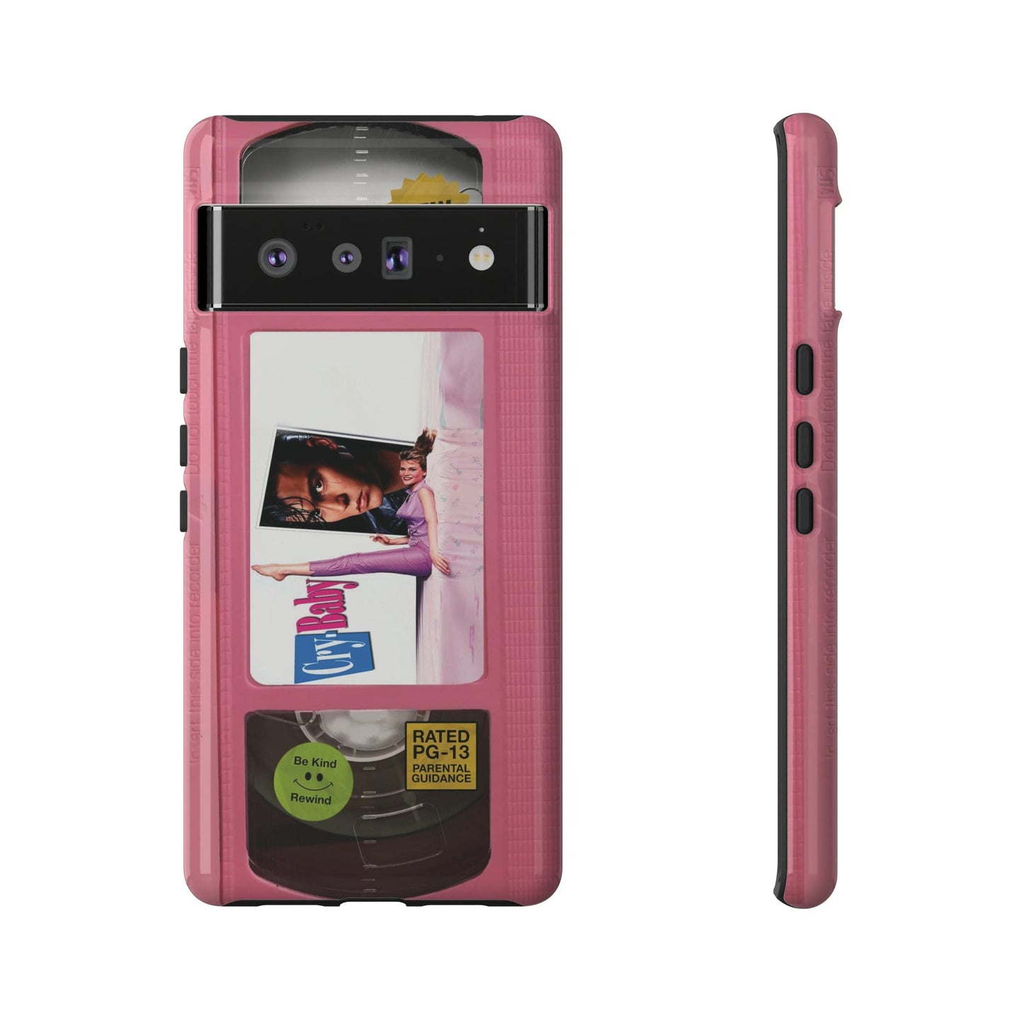 Cry Baby Pink Limited Edition Impact Resistant Vhs Phone Case