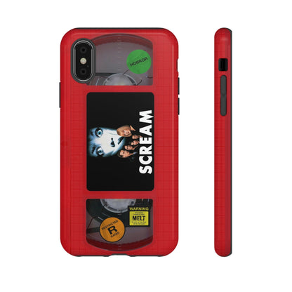 Scream Red Limited Edition Impact Resistant VHS Phone Case