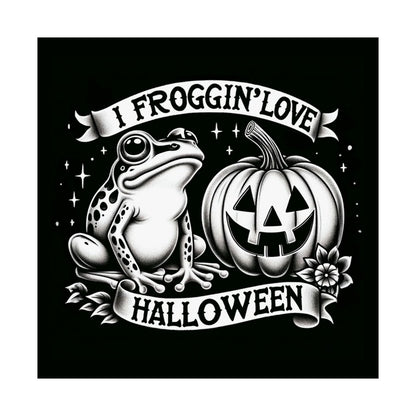 I Froggin' Love Halloween Matte Poster Print
