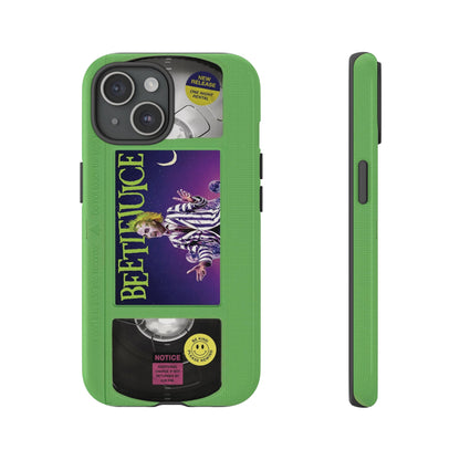 BJ  Limited Edition Green Impact Resistant VHS Phone Case