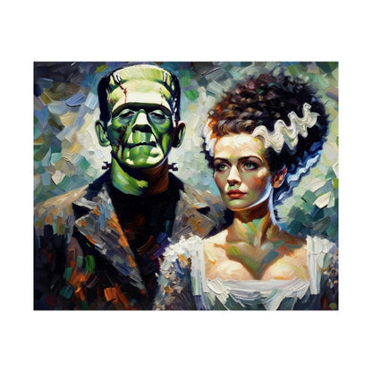 The Monster & The Bride Impressionist Poster Print
