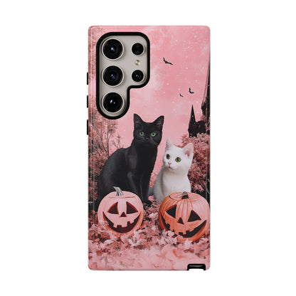 Retro Fall Kitties Impact Resistant Phone Case