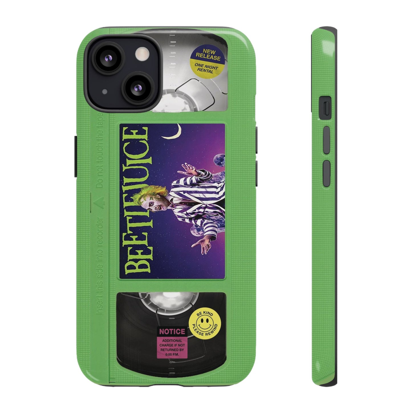 BJ  Limited Edition Green Impact Resistant VHS Phone Case