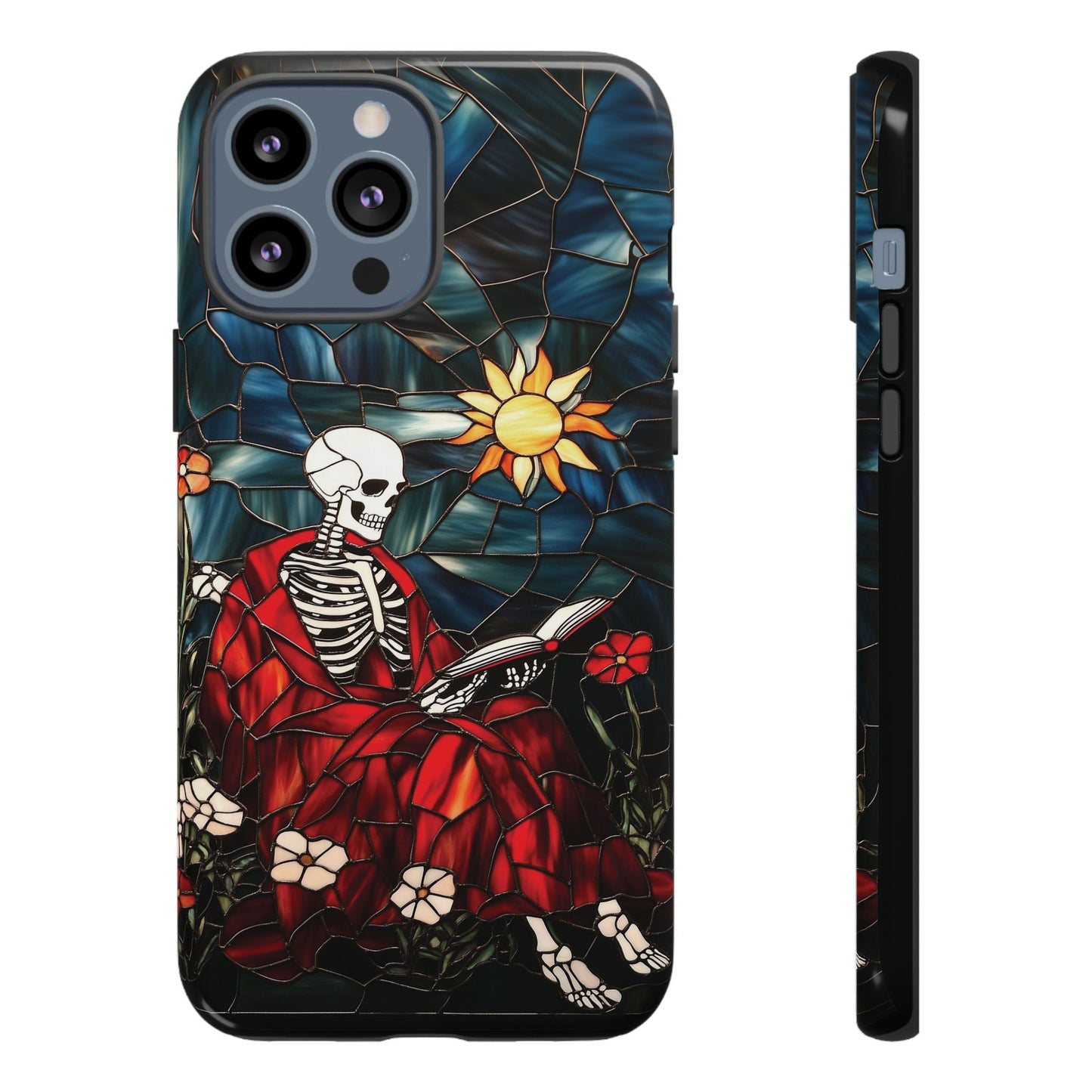 Bookish Skeleton Phone Case