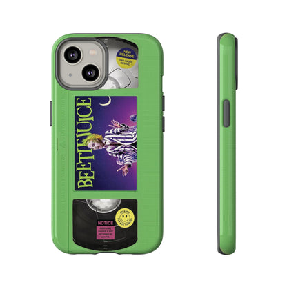 BJ  Limited Edition Green Impact Resistant VHS Phone Case