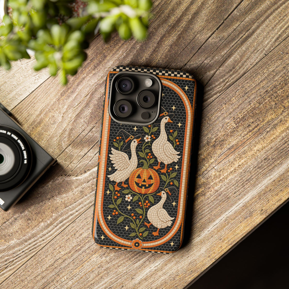 Halloween Goose Impact Resistant Phone Case